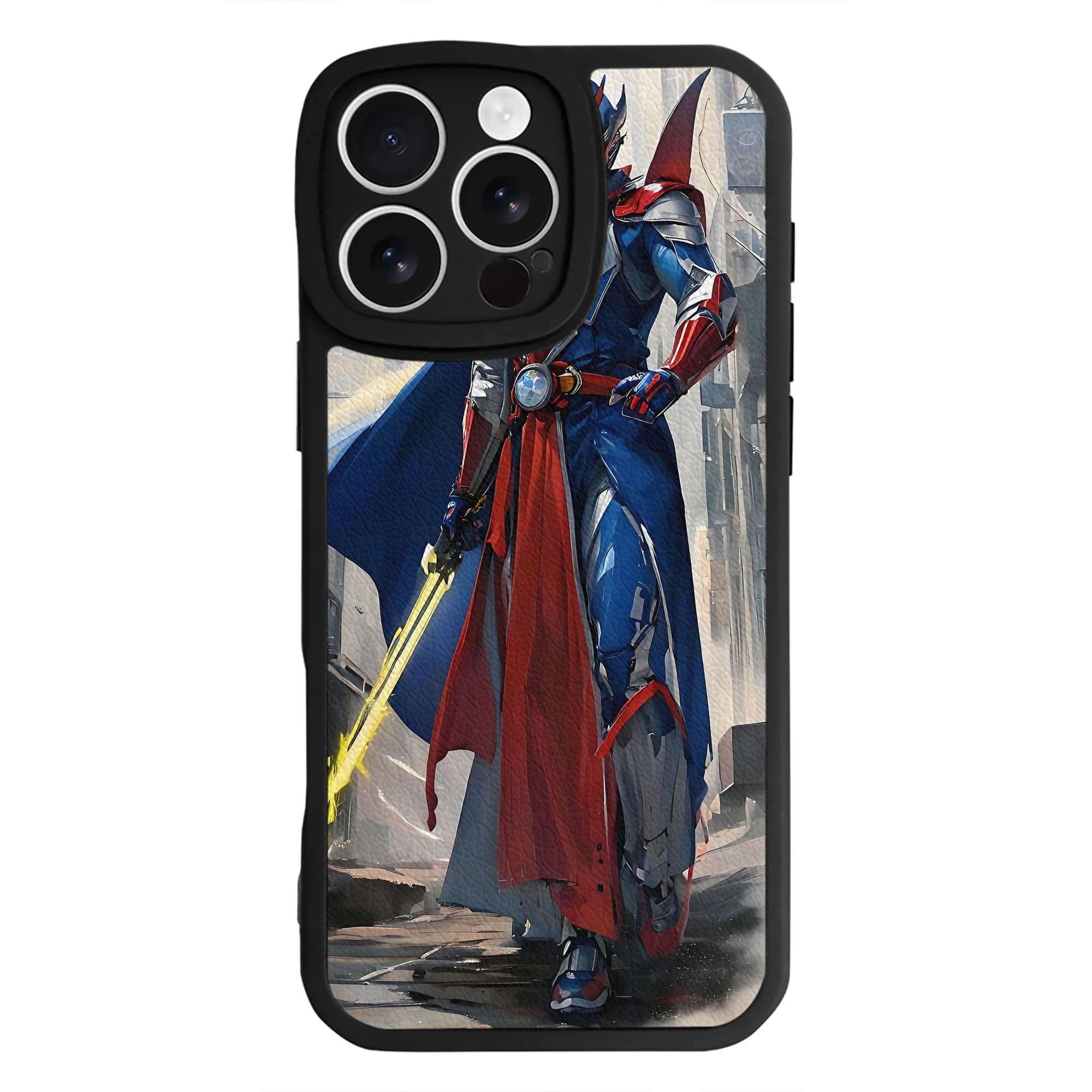 （画像用） ウルトラマン Ultraman 【iPhone 16シリーズ対応】シリコンスマホケース（レザー調） 材質：シリコン